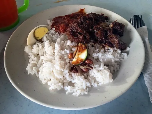 Nasi Lemak Rendang Daging